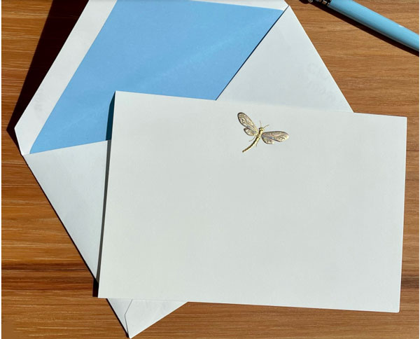 Embossed Dragonfly Gift Card - Pantala : Pantala
